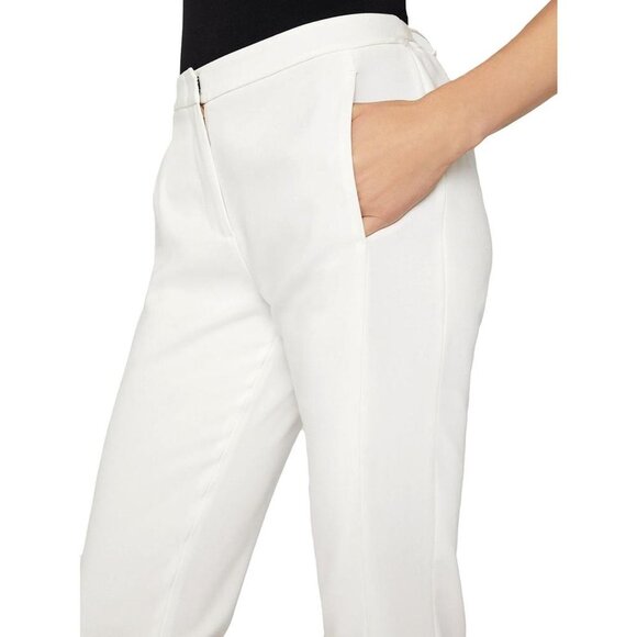 NWT [BCBGMaxAzria] Kurra Off White Straight Dress Pants - Women's Sz XS - Picture 3 of 12